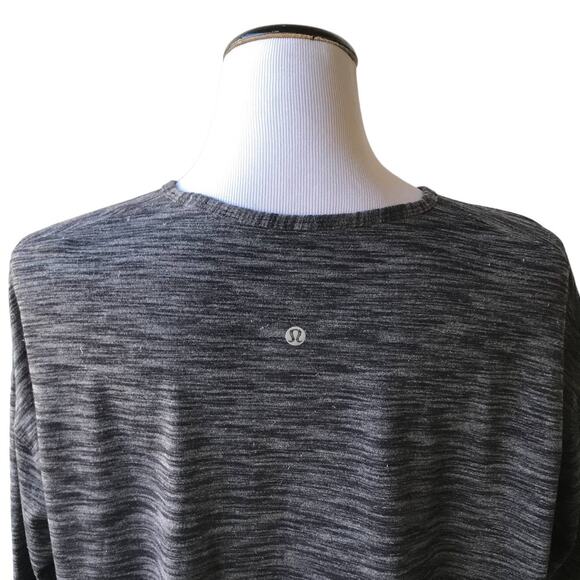 Lululemon Heathered Black City Bound RULU Long Sleeve Top - Picture 7 of 10